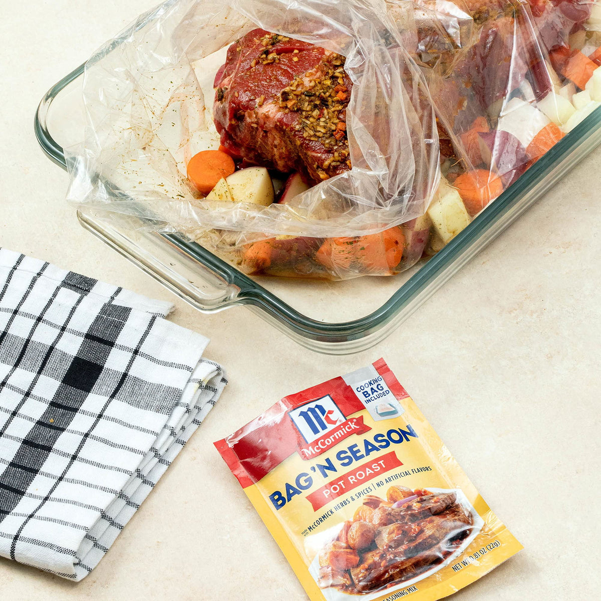 0.81 Oz Pot Roast Cooking Bag & Seasoning Mix (Pack Of 6) Z611678