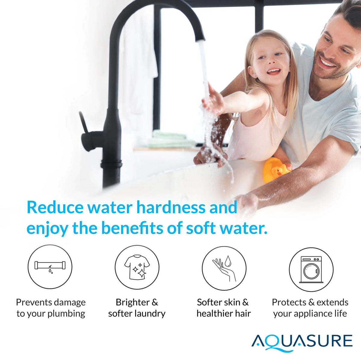 64,000 Grain Whole House Water Softener with High Efficiency Control Head G94375