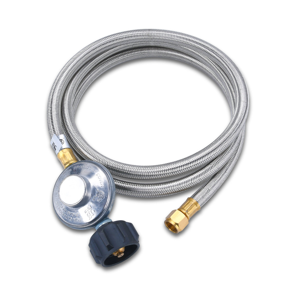 6Ft Propane Regulator and Hose, 3/8" Female Flare F4130