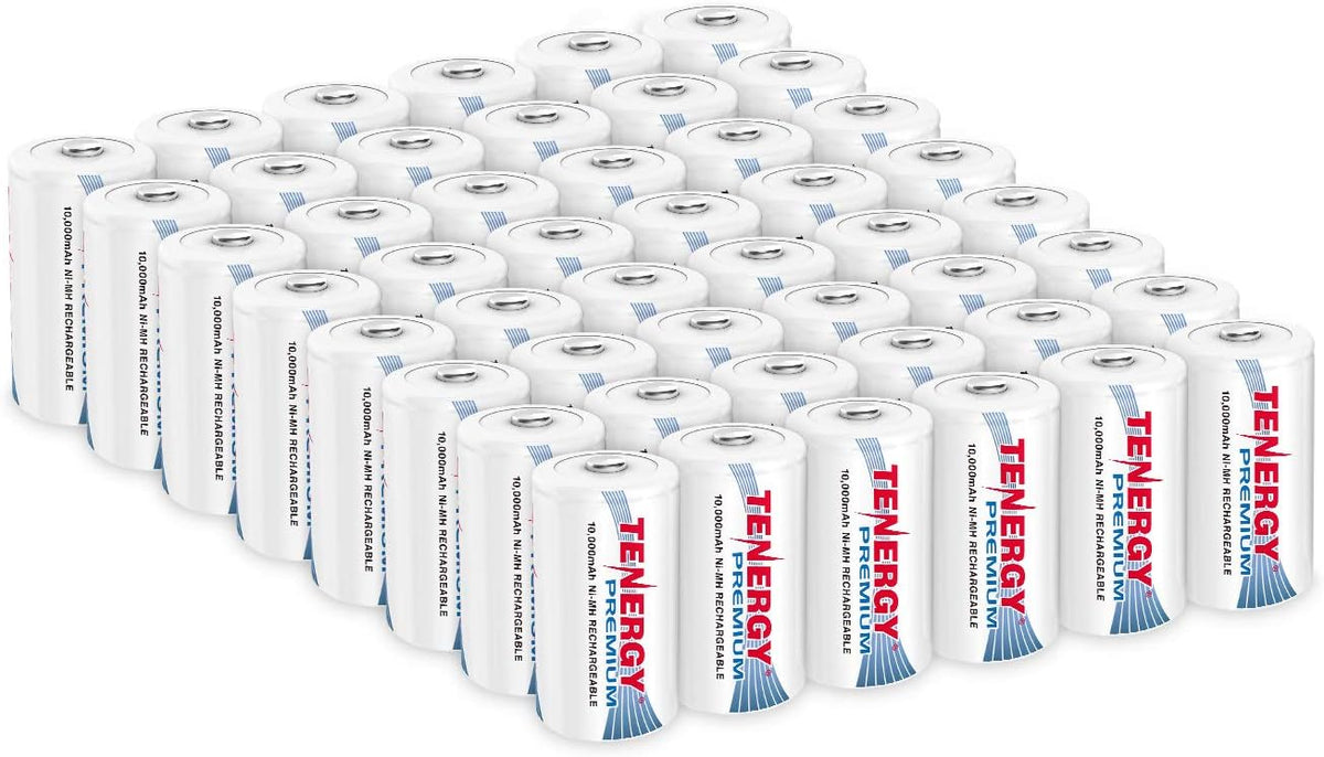 12 Pack D NiMH Rechargeable Batteries H786132