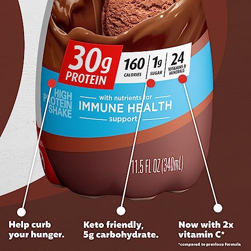 11.5 Fl Oz Strawberries Protein Shake (Pack of 12) V738478