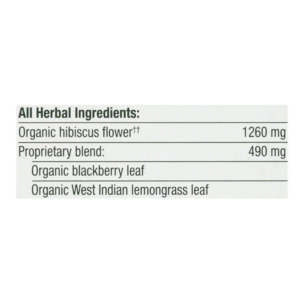 Organic Herbal Tea Hibiscus Case of 6 16 Bags N913