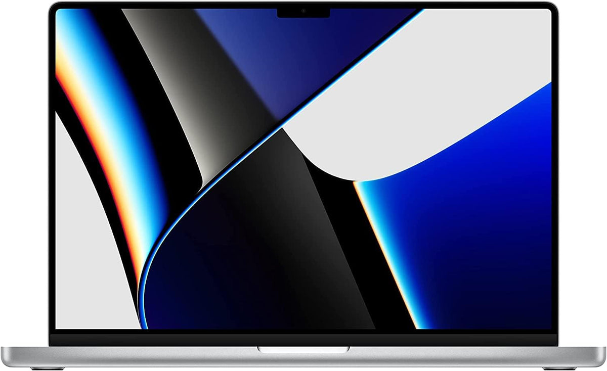 16 inch Silver MacBook Pro with M1 Pro chip, 16GB RAM, 512GB SSD W7675