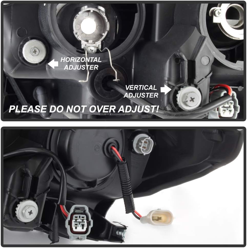 2016-2019 Toyota Tacoma Black Housing LED Headlights K292
