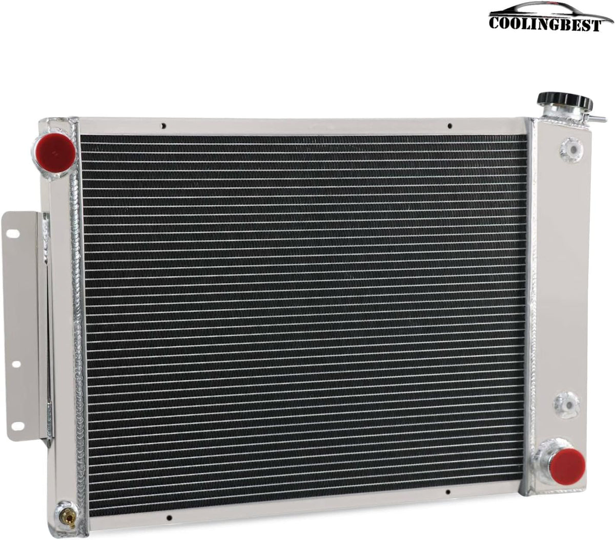 4 Row Aluminum Radiator for Chevy Camaro Pontiac Firebird L6 V8 Engine Y46241