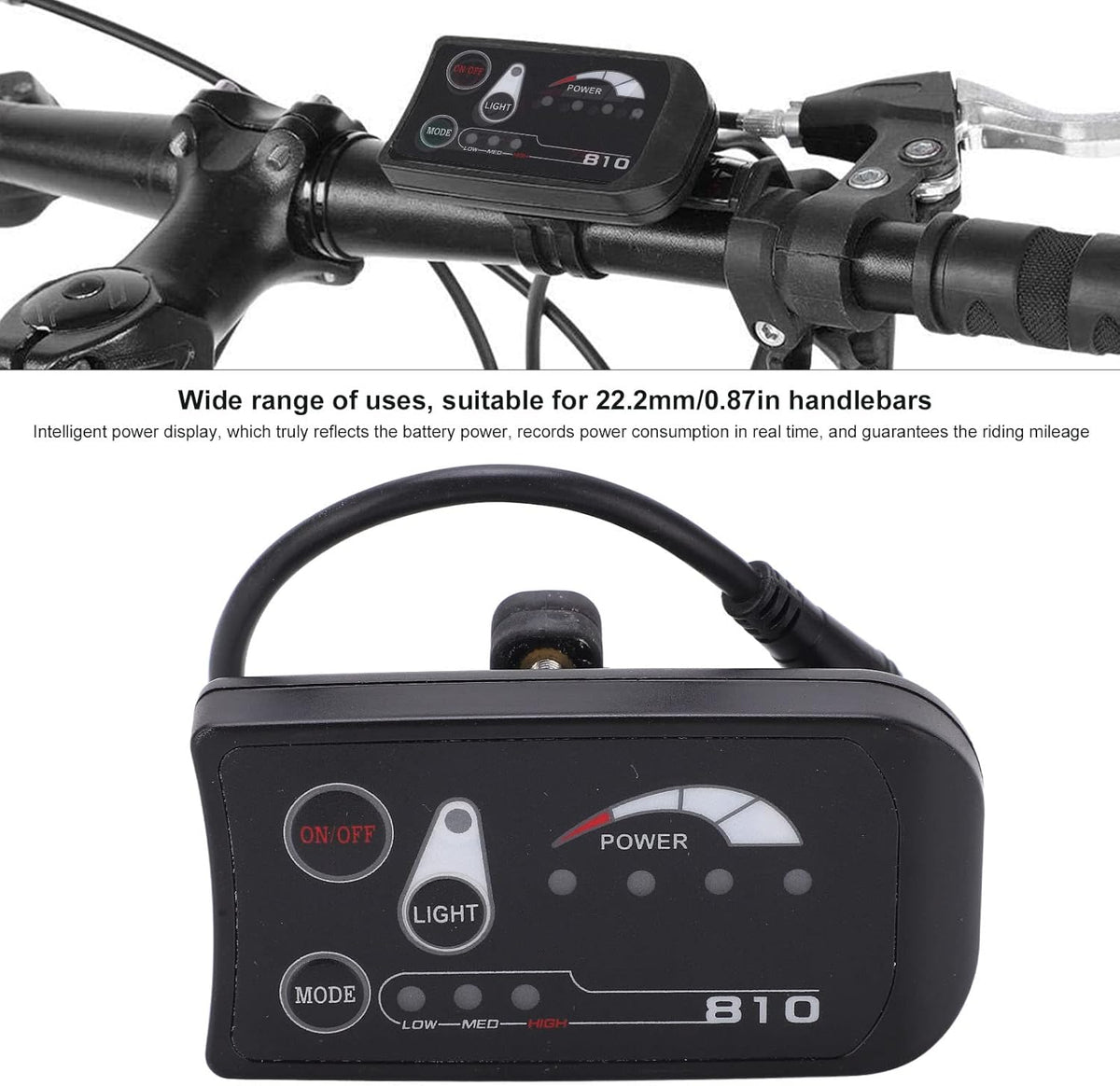Electric Bike LED Display Panel L621095