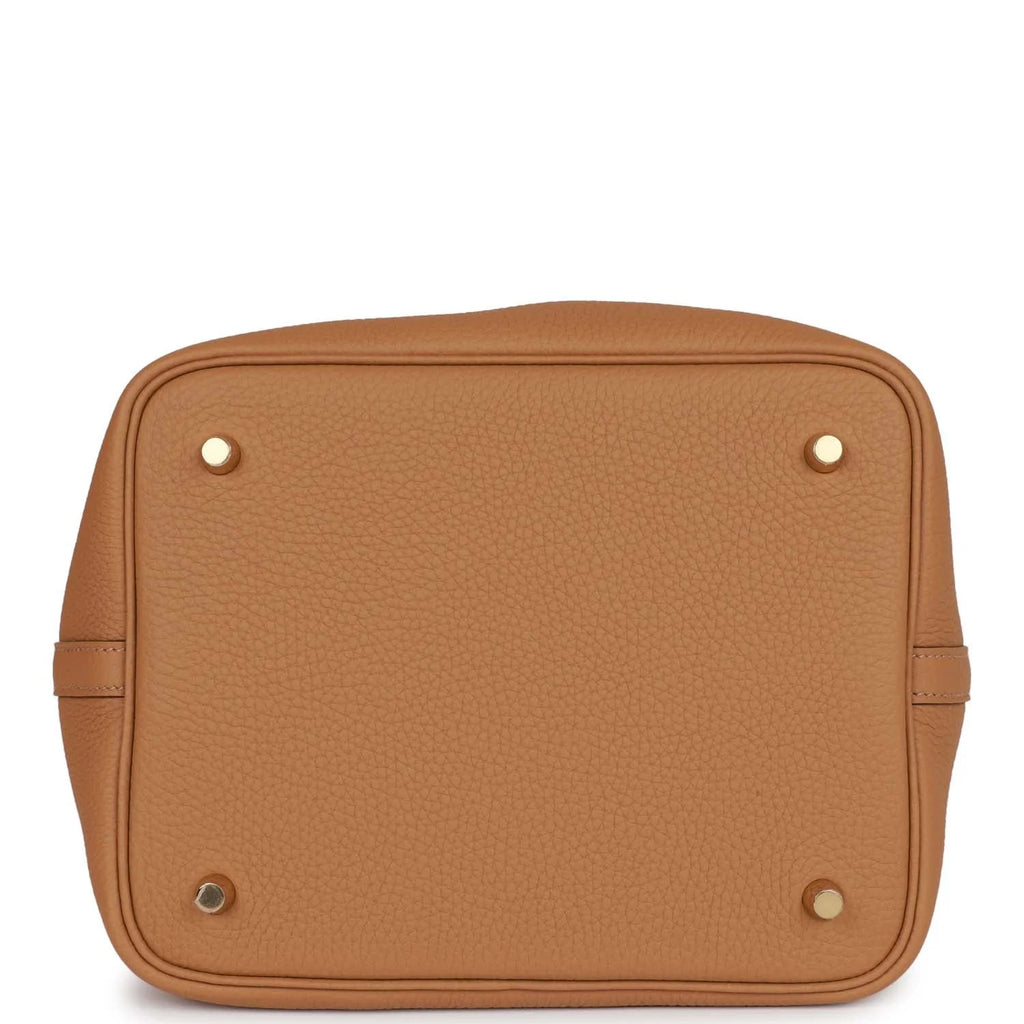 Biscuit Clemence Gold Hardware Bag S812