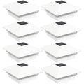 4 x 4 Solar Post Cap Light White 8 Pack Q4913
