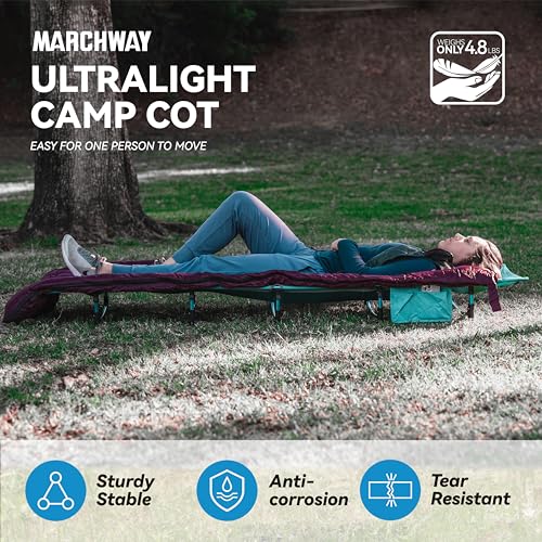 Ultralight Folding Camping Cot Bed (Grey) K492