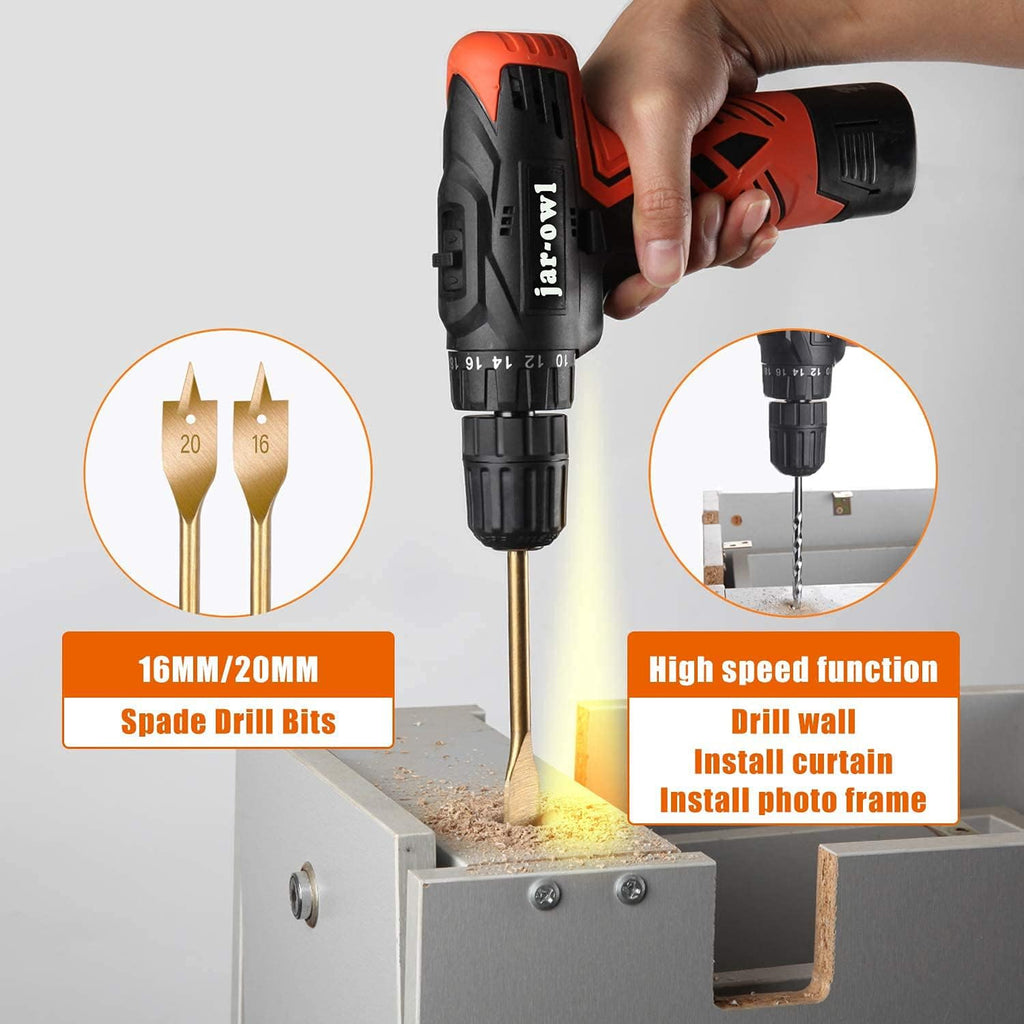 16.8V Cordless Drill Set with 2 Batteries V1942