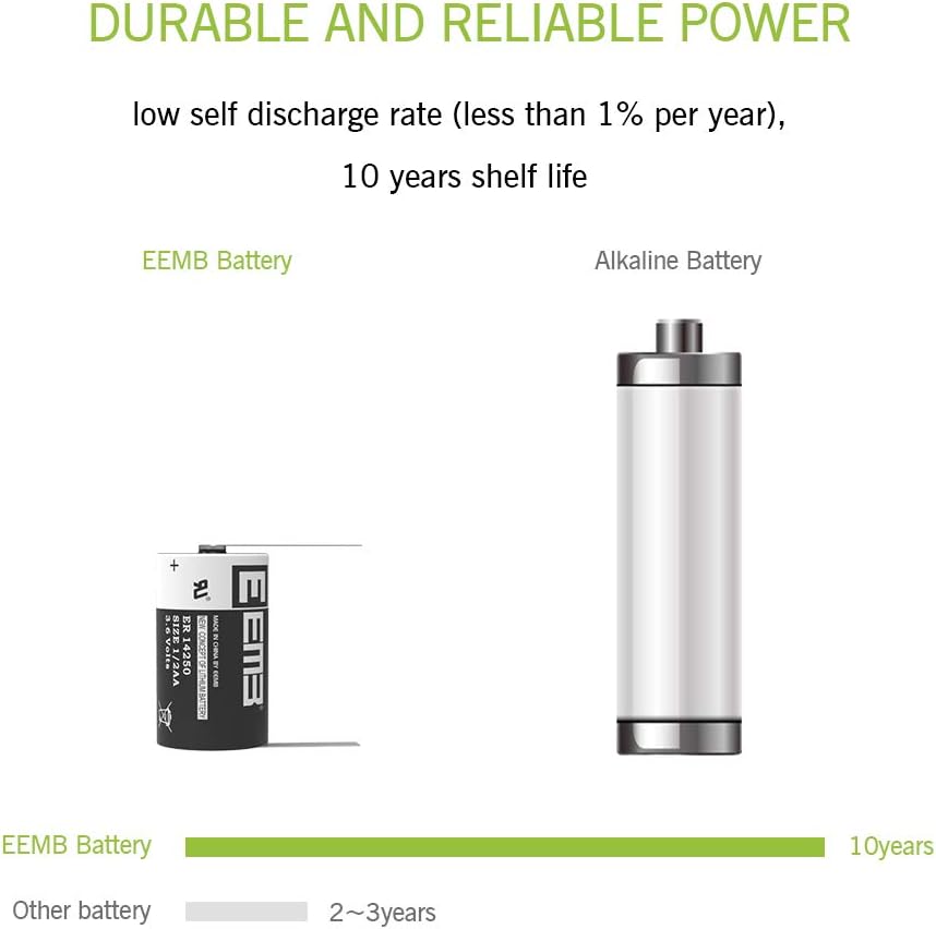 3.6V Lithium Battery 1/2 AA Size 1200mAh B793