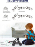 Smart Robot Arm Kit 2-in 1 Science Kits 4-DOF Robotic Car F666