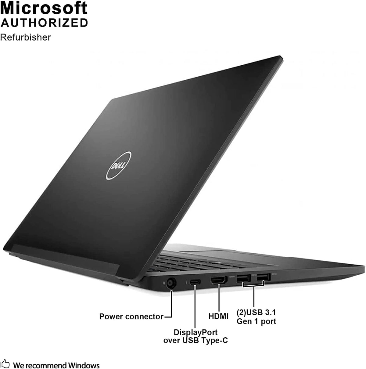 14" HD Business Laptop, Intel Core i5-7300U 2.60 GHz, 16GB DDR4 RAM 256GB M.2 SSD, Webcam, Windows 10 Pro 64 Bit G644558
