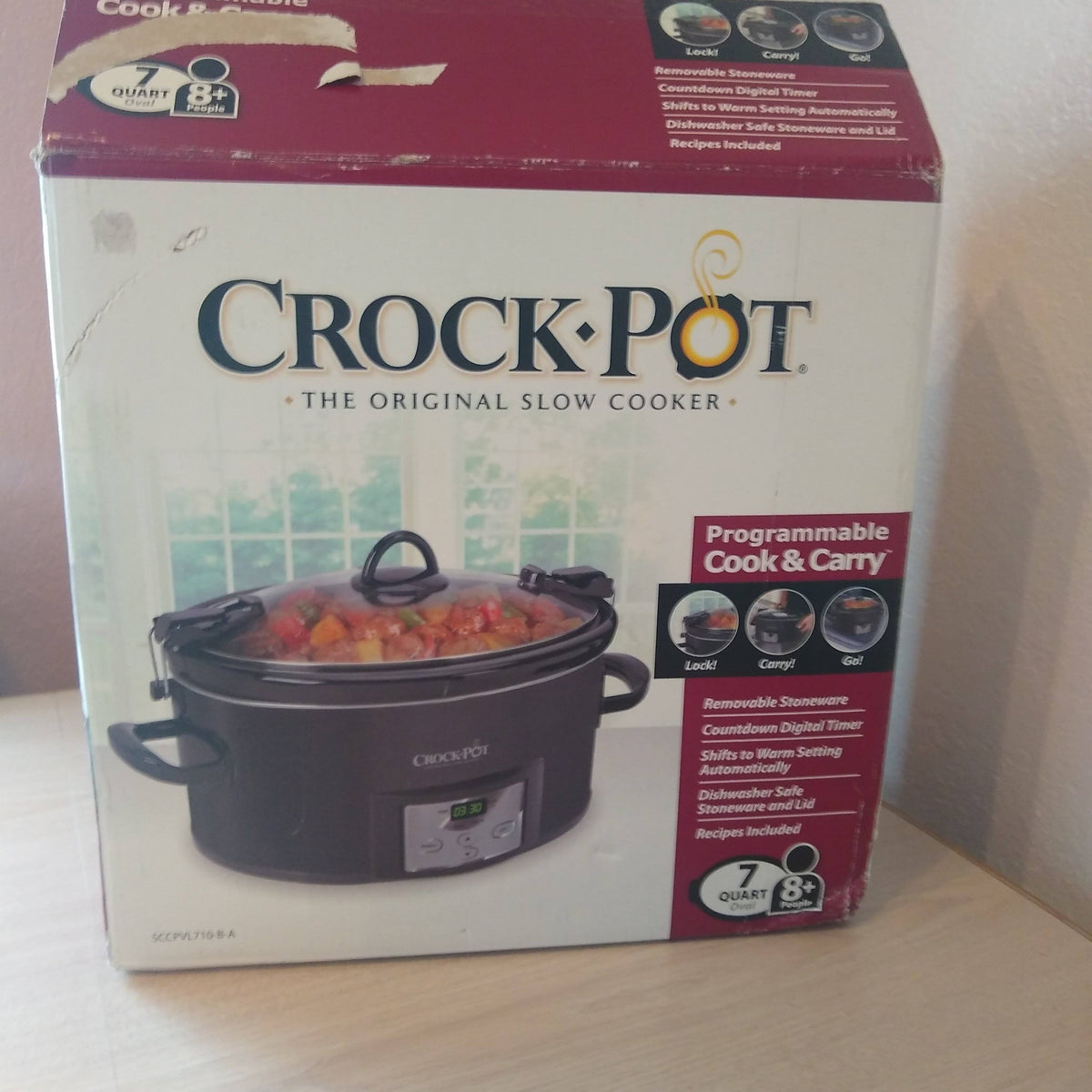 7-Qt. Programmable Slow Cooker K833