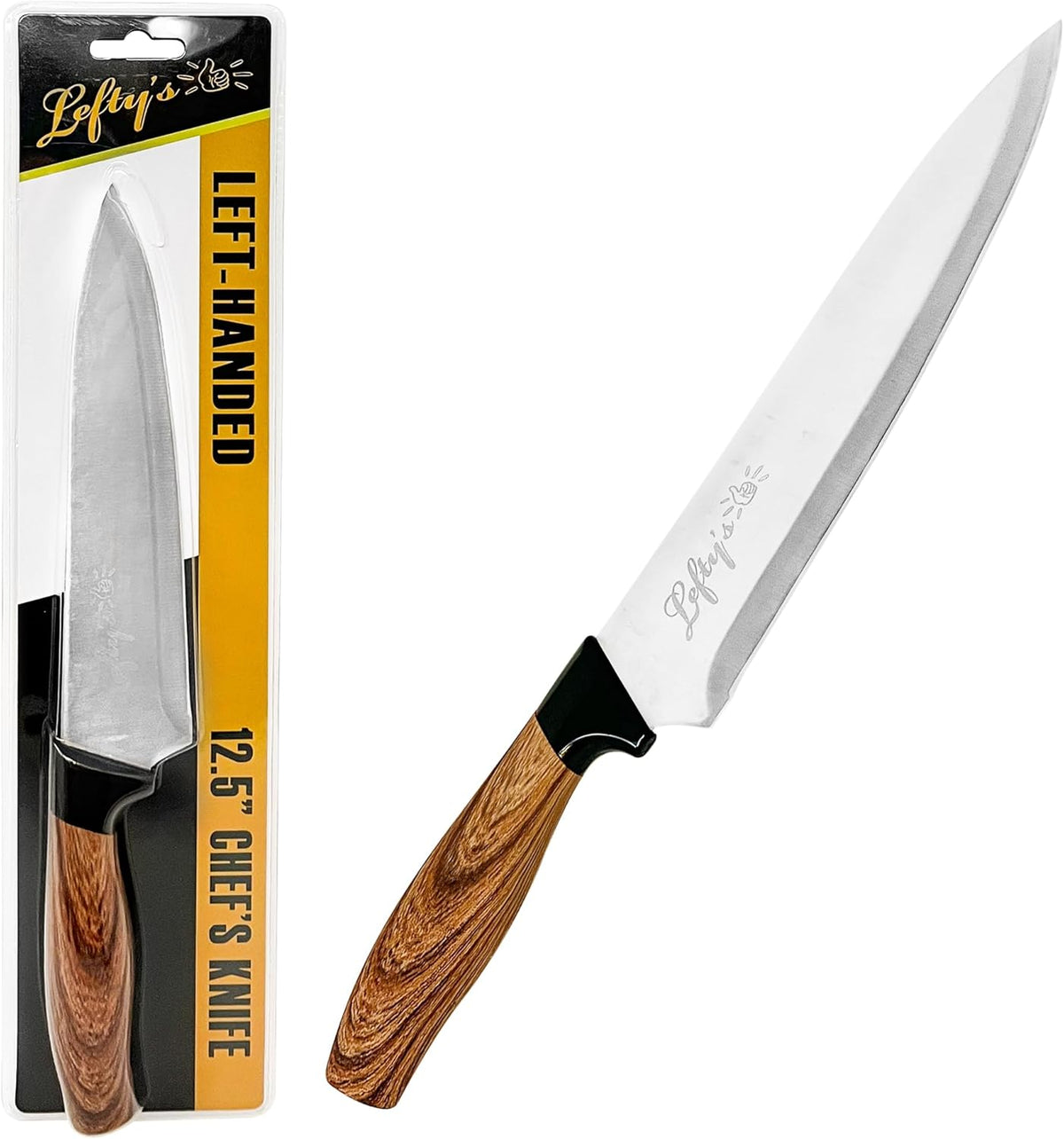 Left Handed Chef Knife - Stainless Steel Blade G370402
