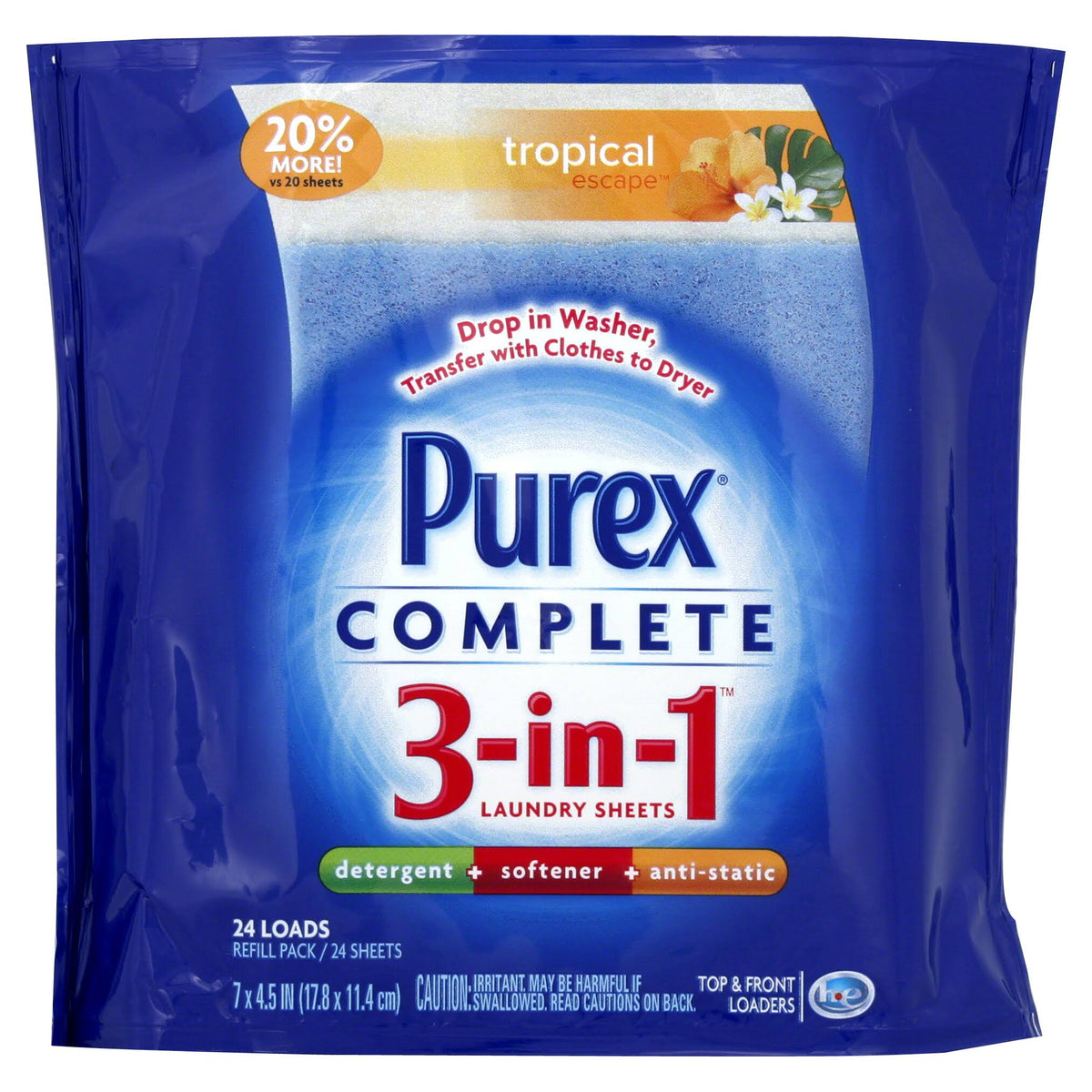 Laundry Sheets 3-in-1 24 sheets G244886