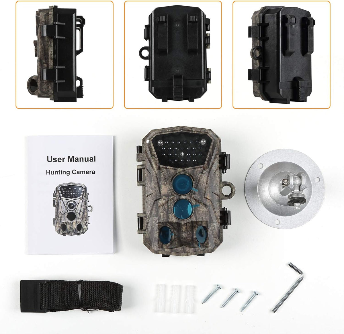 2 Pack 18MP 1080P Trail Game Camera with Night Vision M2946