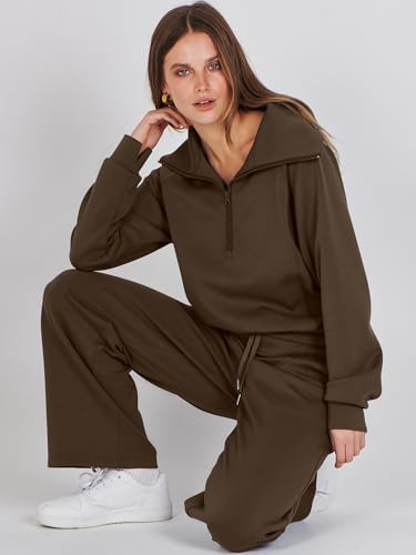 Womens 2 Piece Oversized Sweatsuit Set M71798
