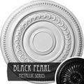Hand-Painted Black Pearl Ceiling Medallion Z300357