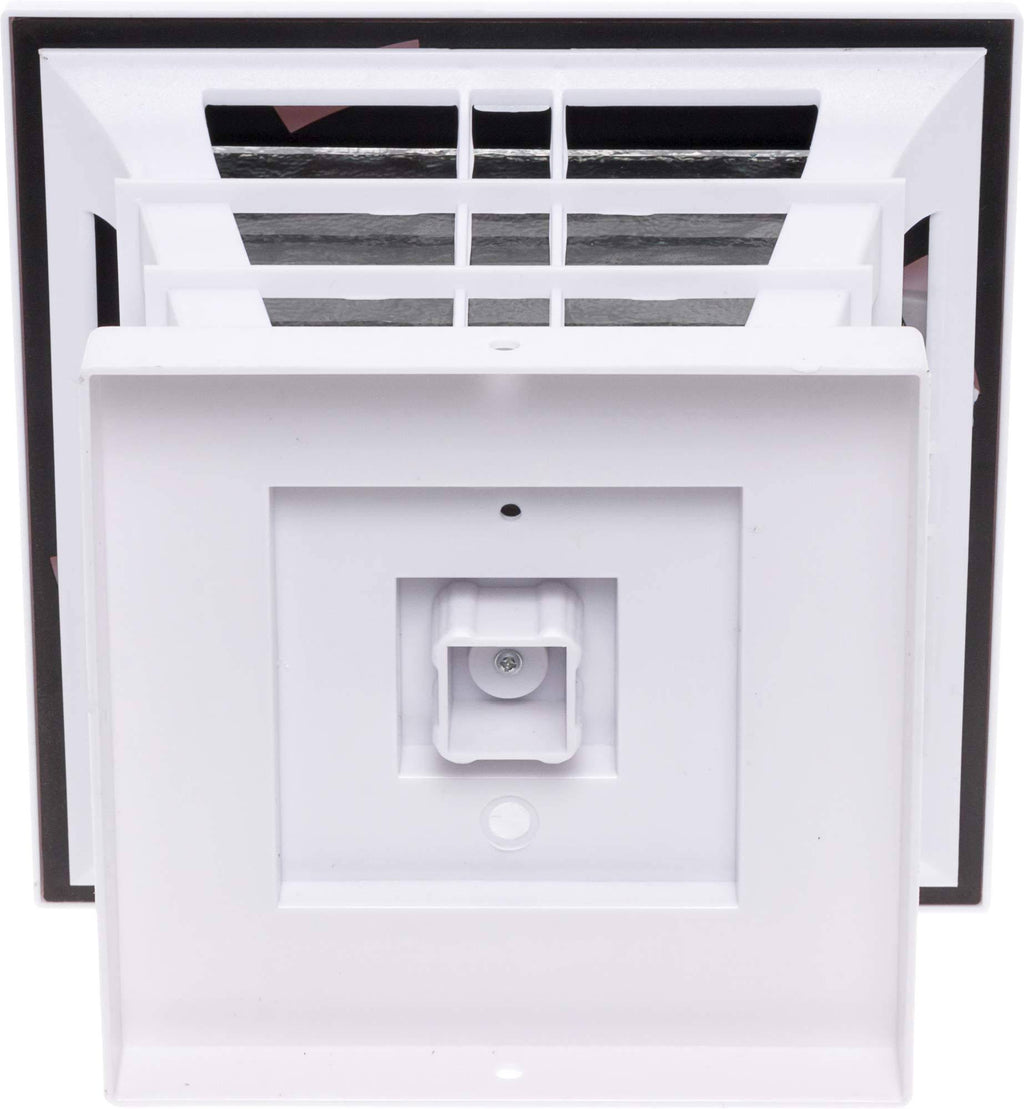 White 12 Pack Solar Post Cap Light with Base Adapter F704