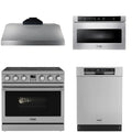 36 Electric Range, Range Hood, Dishwasher and Microwave C716983