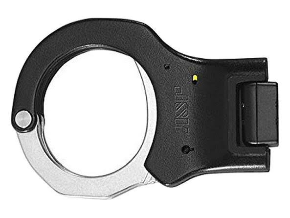 Black Steel Rigid Handcuffs I573