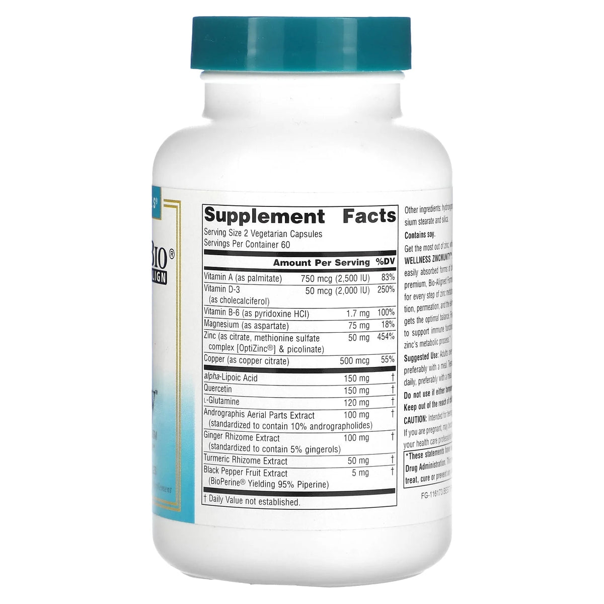 Zinc 50 mg 120 Vegetarian Capsules T705621