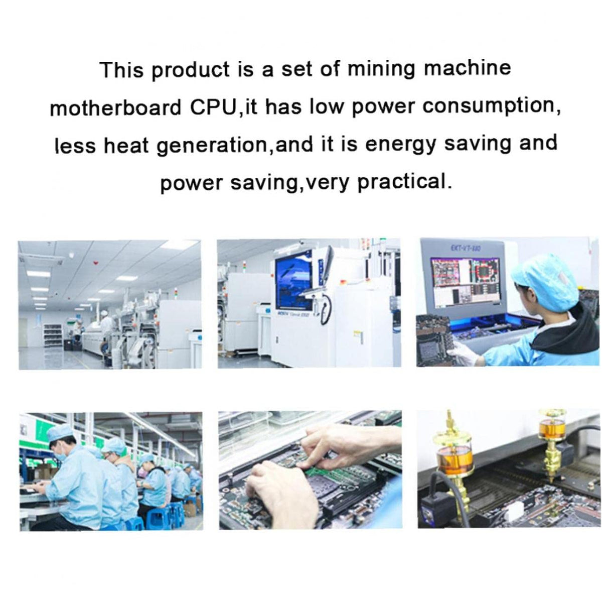 Mining Motherboard with 8 Video Card Slots A4797