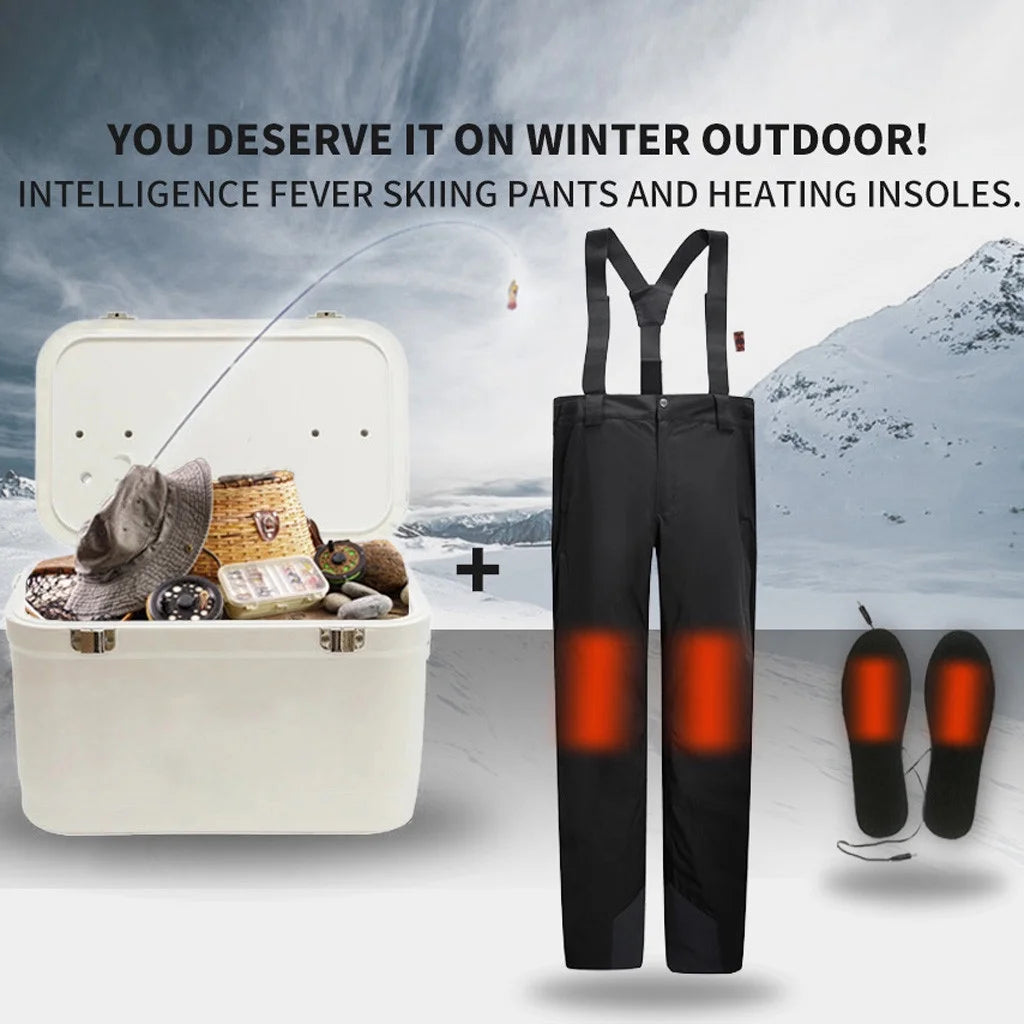 USB Smart Heating Waterproof Ski Pants G293927