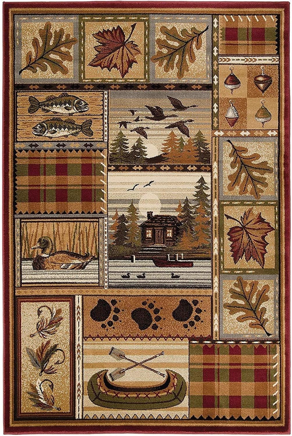 5 Feet 3 Inch X 7 Feet 5 Inch Area Rug Carpet W73777