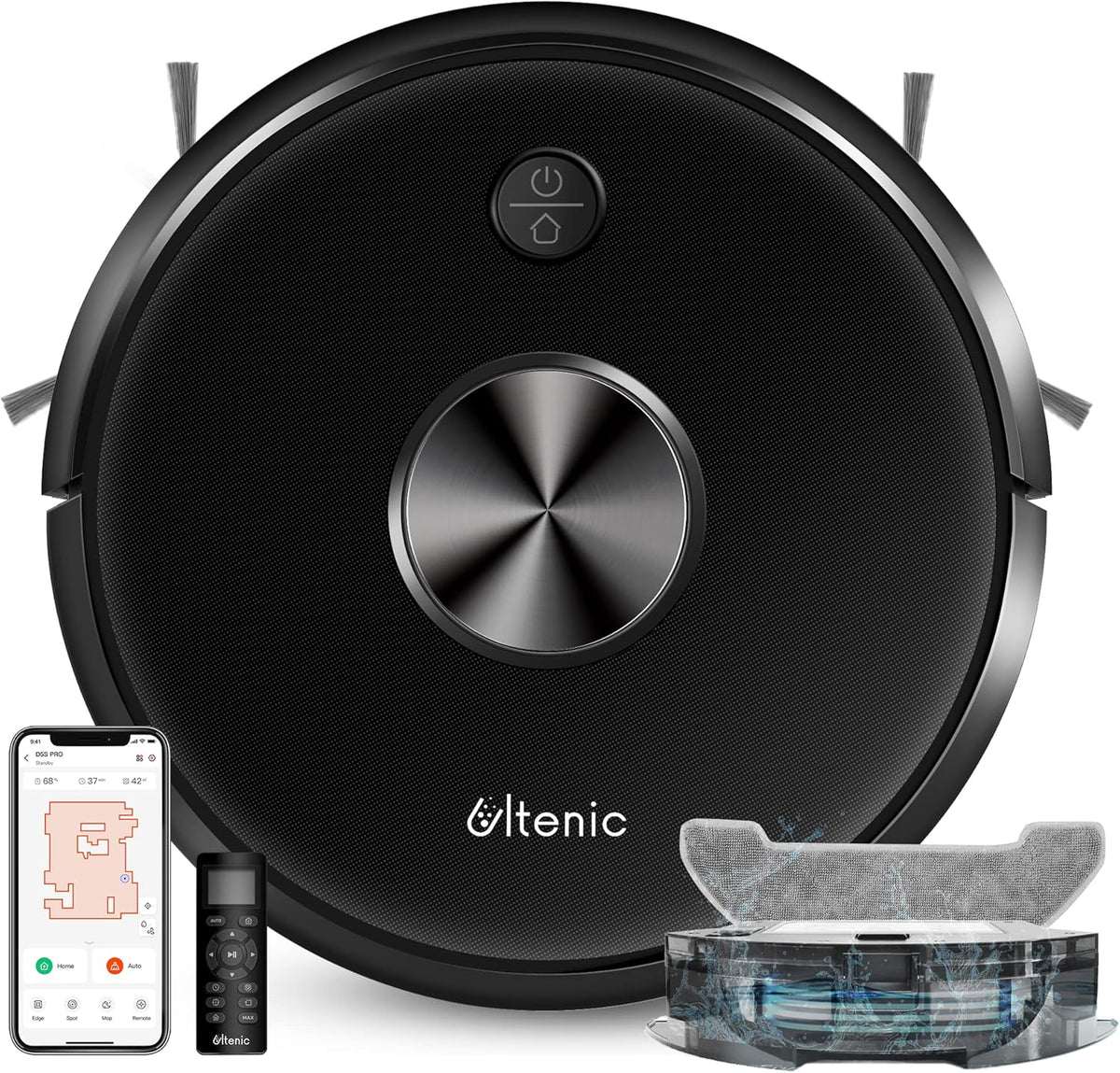 Robot Vacuum Cleaner and Mop, 3000Pa Suction, 150Mins Runtime S22453