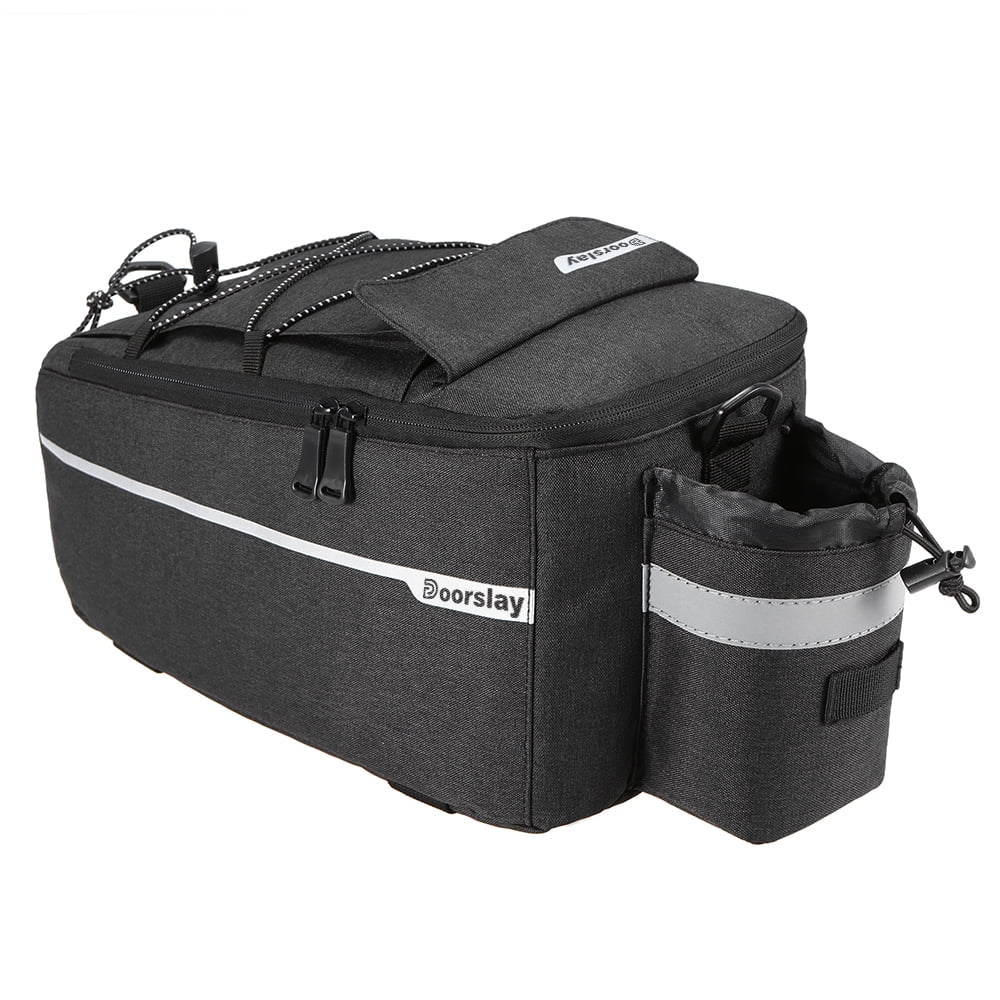 Insulated Trunk Cooler Bag Cycling Rear Rack Storage Luggage Bag Reflective MTB Bike Pannier Bag Shoulder Bag P540