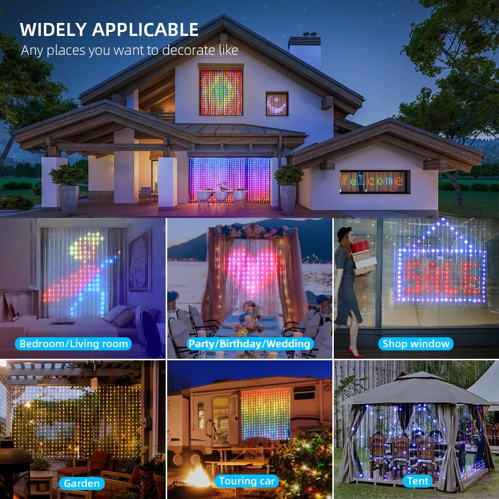 Smart Curtain Lights With App Control E30510
