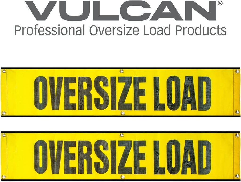 Oversized Load Banner 2 Pack Mesh 12 Inch x 60 Inch X1980