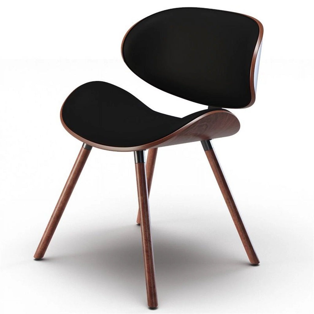 Black Faux Leather Dining Chair S11843