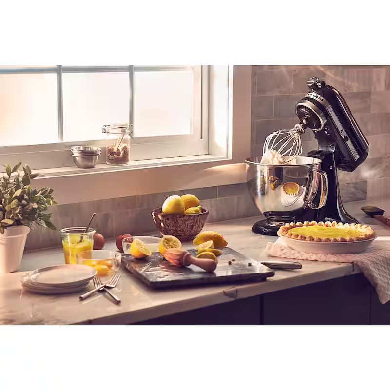 5 Qt. 10-Speed Onyx Black Stand Mixer with Attachments J123481