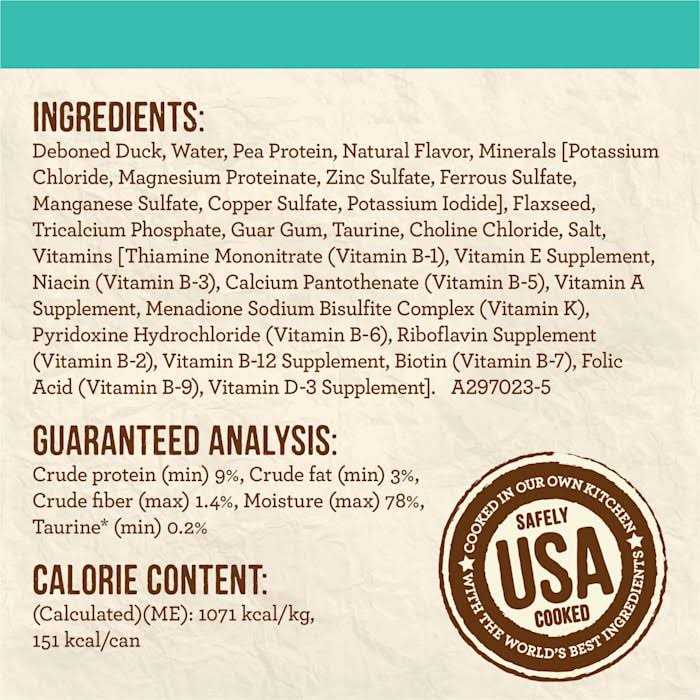 Grain Free Duck Pate Canned Cat Food B89486