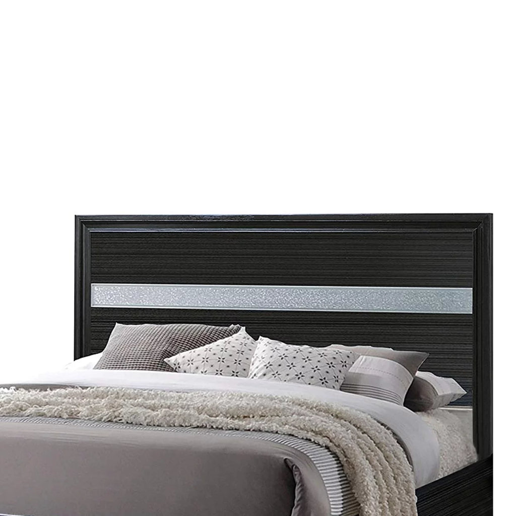 Twin Black Finish Bed T667
