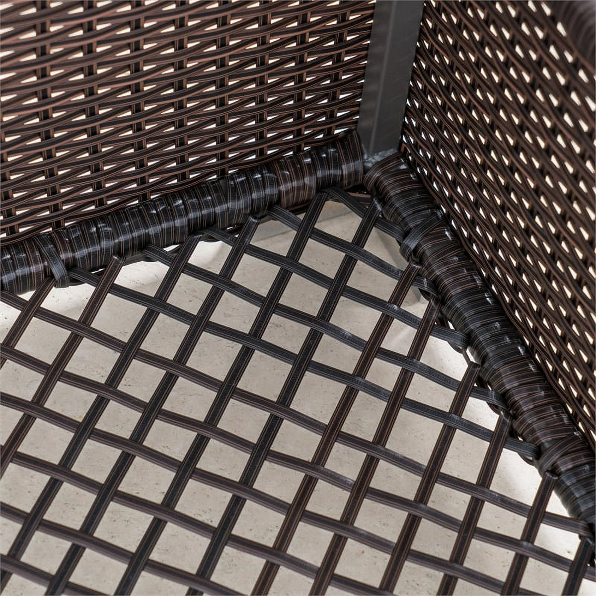 Outdoor Wicker Storage Coffee Table C7587
