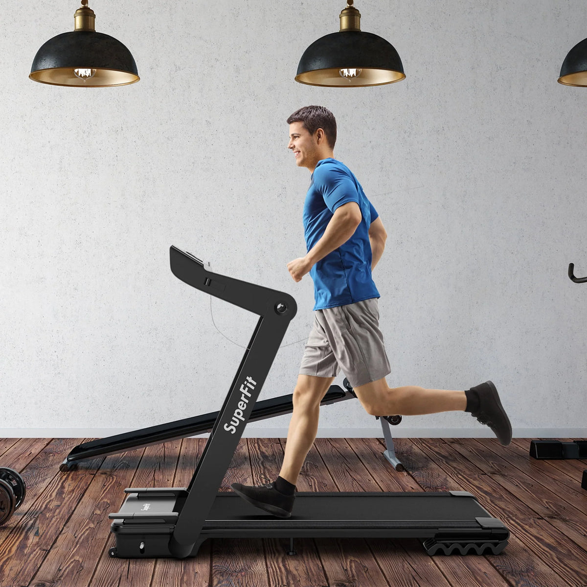 4 HP Folding Treadmill Electric Walking Running Machine R108