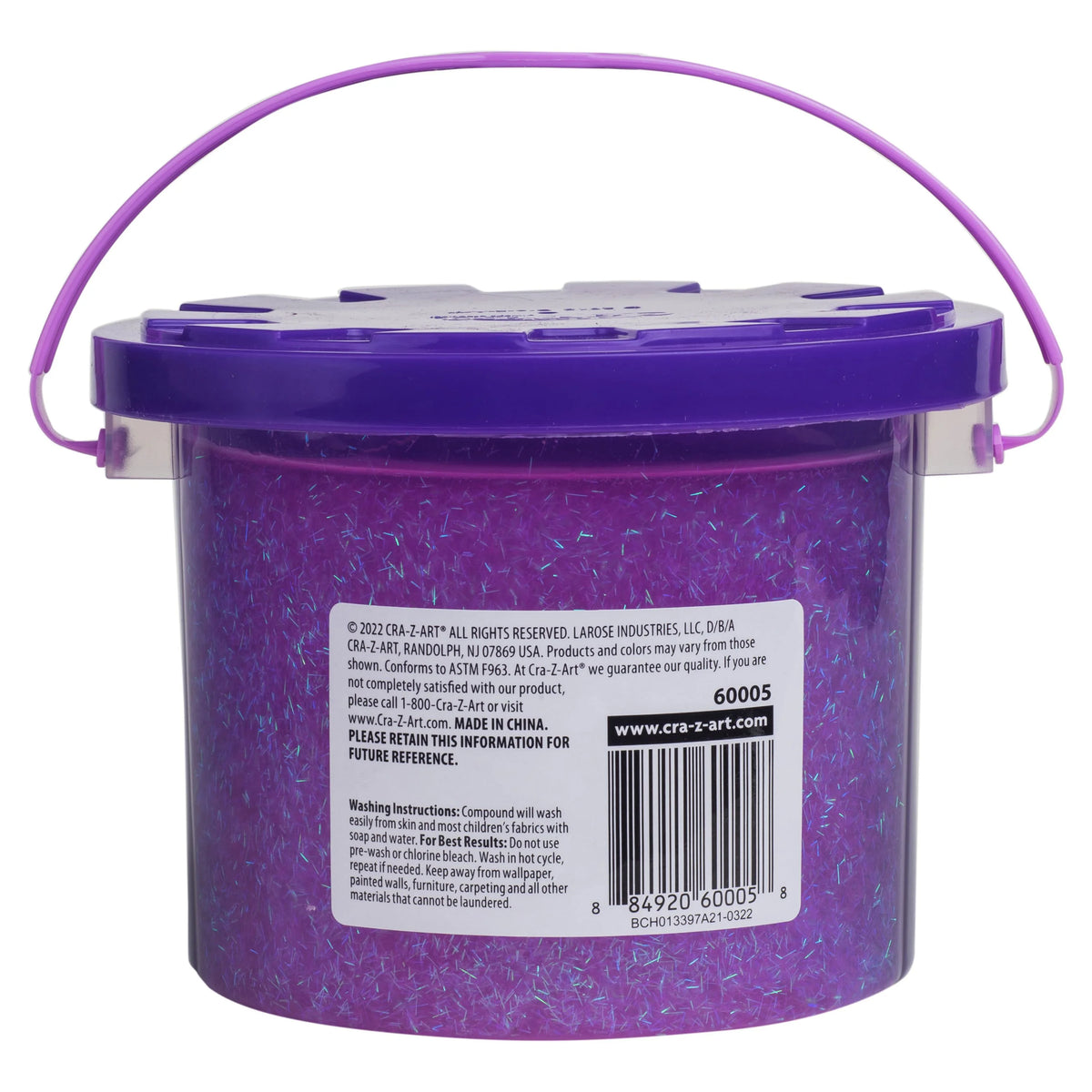 3 in 1 Tinsel Slime 3lbs Bucket P533370