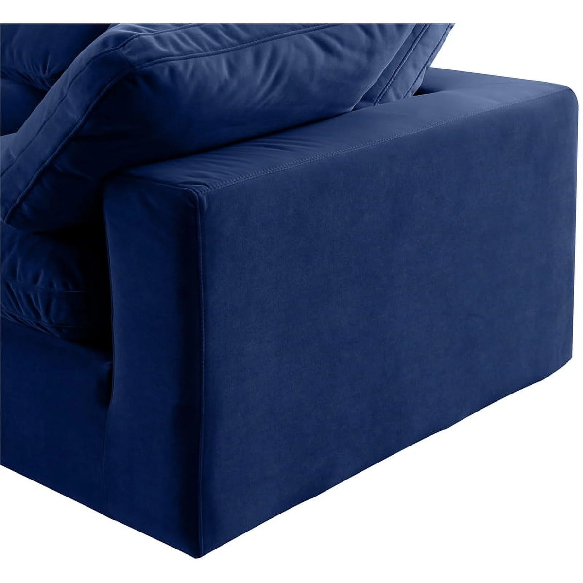 Navy Velvet Modular Sectional N92321