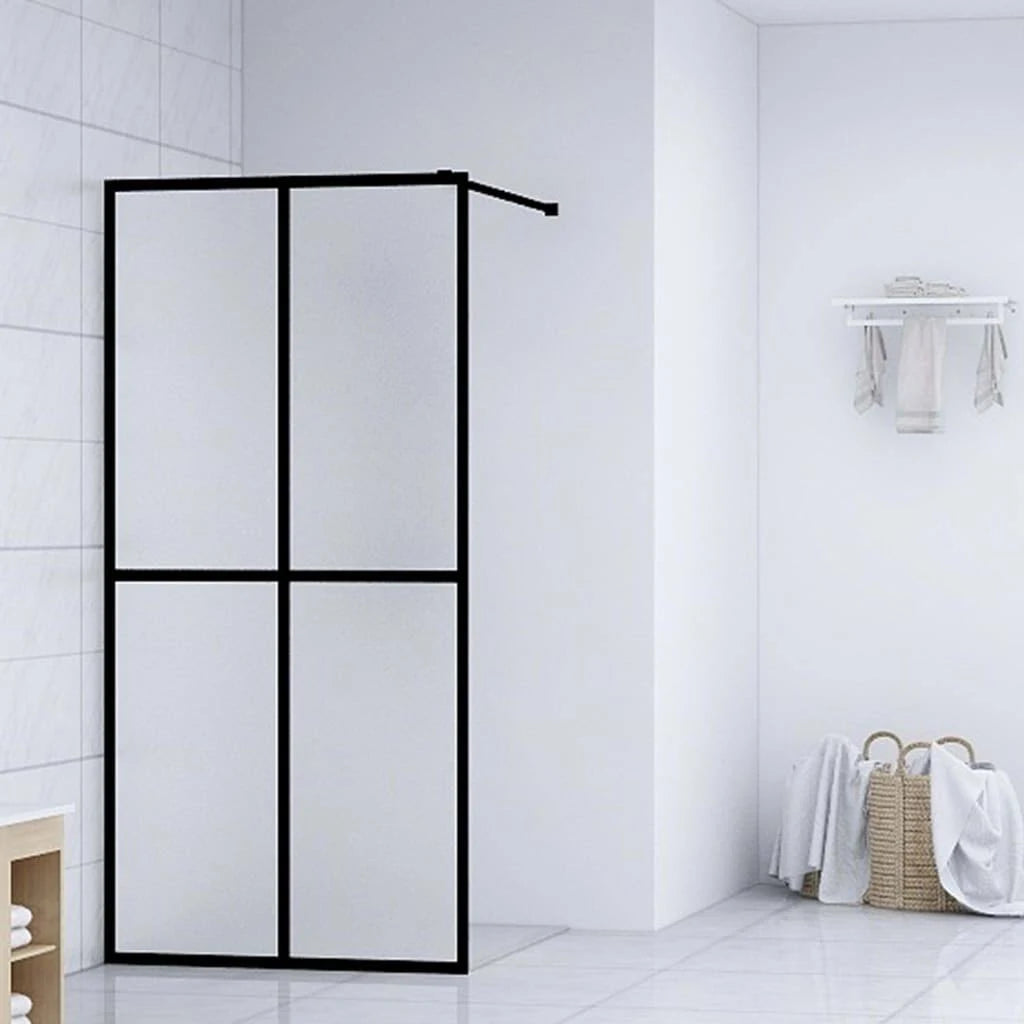 Walk-In Shower Screen Tempered Glass 39.4x22x76.8x22 D39443