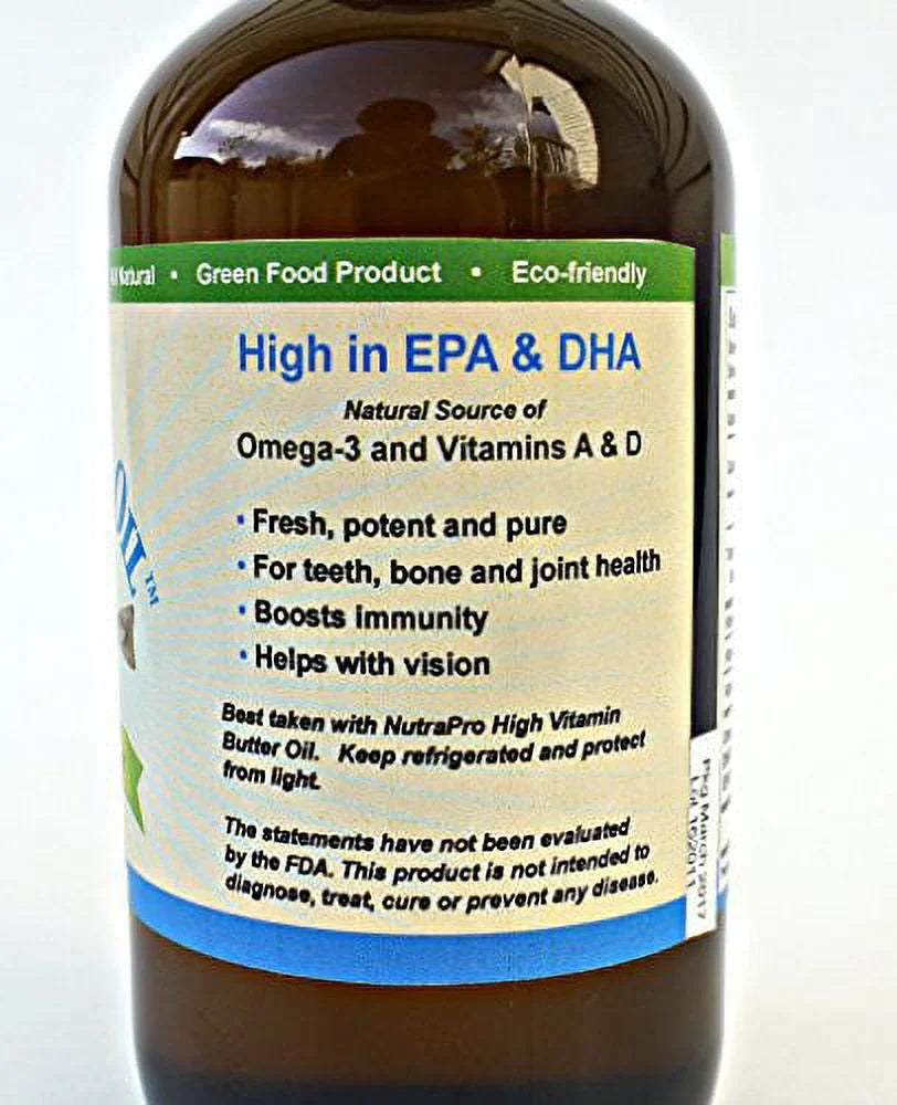 Virgin Cod Liver Oil Lemon Peppermint Q485