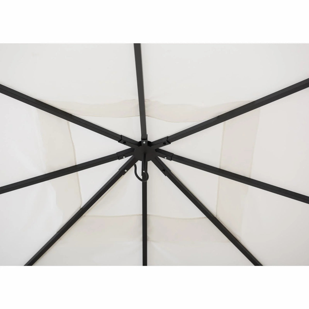 Black and White Steel Gazebo X109830