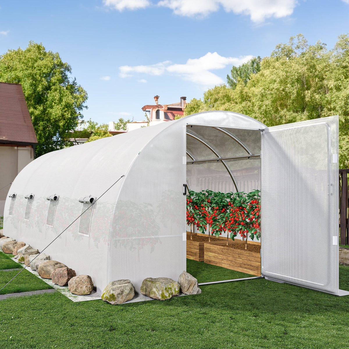 20x10x7ft Heavy Duty Walk-in Greenhouse W9640