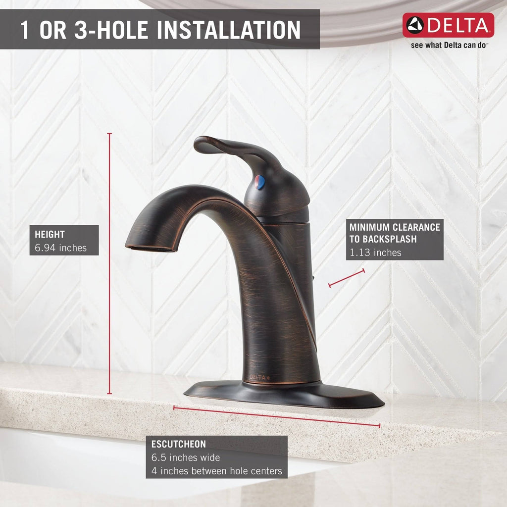 Single Handle Bathroom Faucet E907175