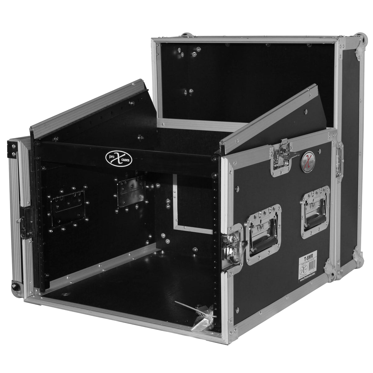 8U Rack x 10U Top Mixer DJ Combo Flight Case S581