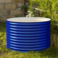 42 Round Raised Garden Bed, Cobalt Blue P2063