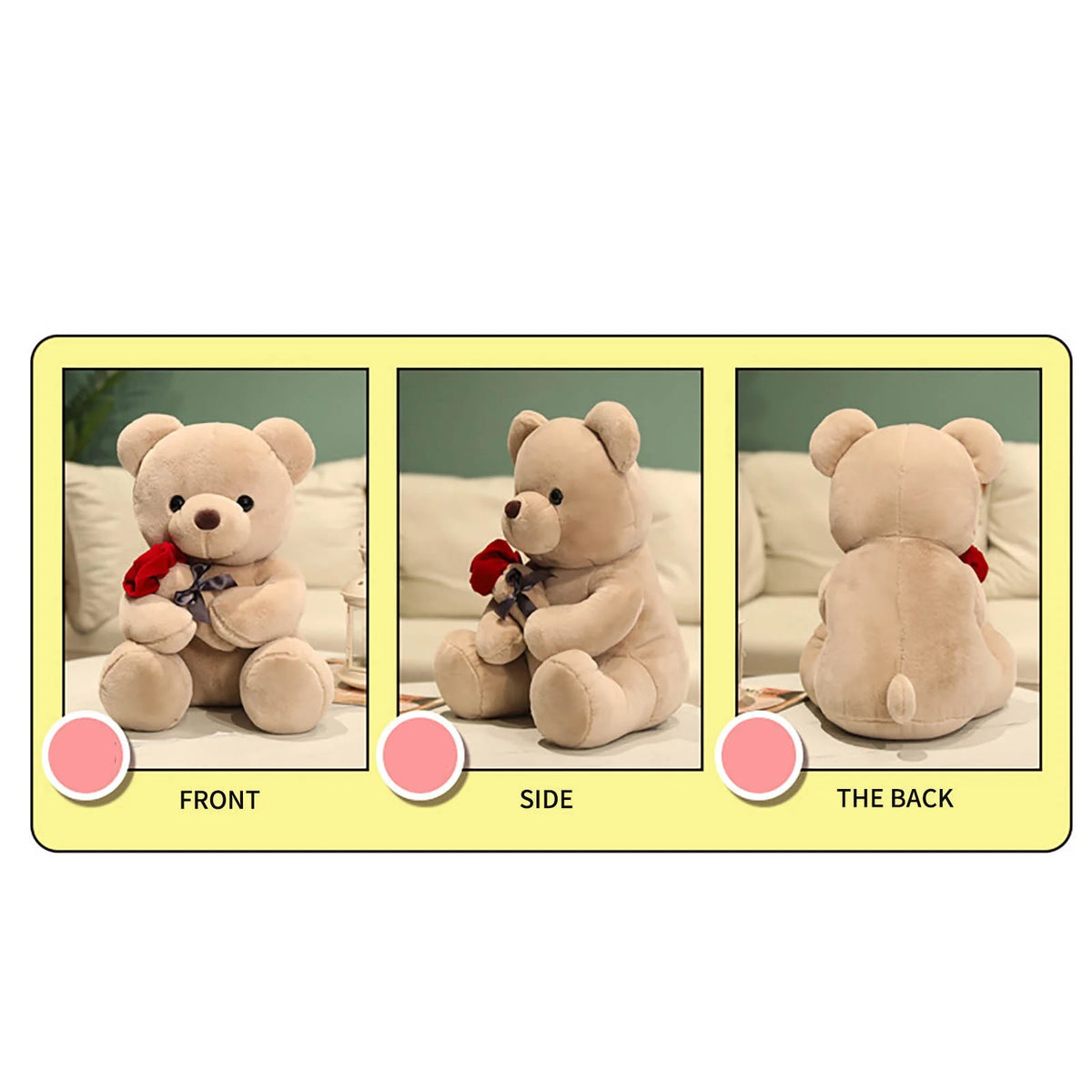 Plush Teddy Bear Stuffed Animal Doll 23cm B618